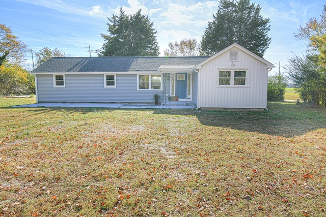 5065 Cobbs Station Rd, Cape Charles, VA 23310 - single story home with a front lawn and board and batten siding