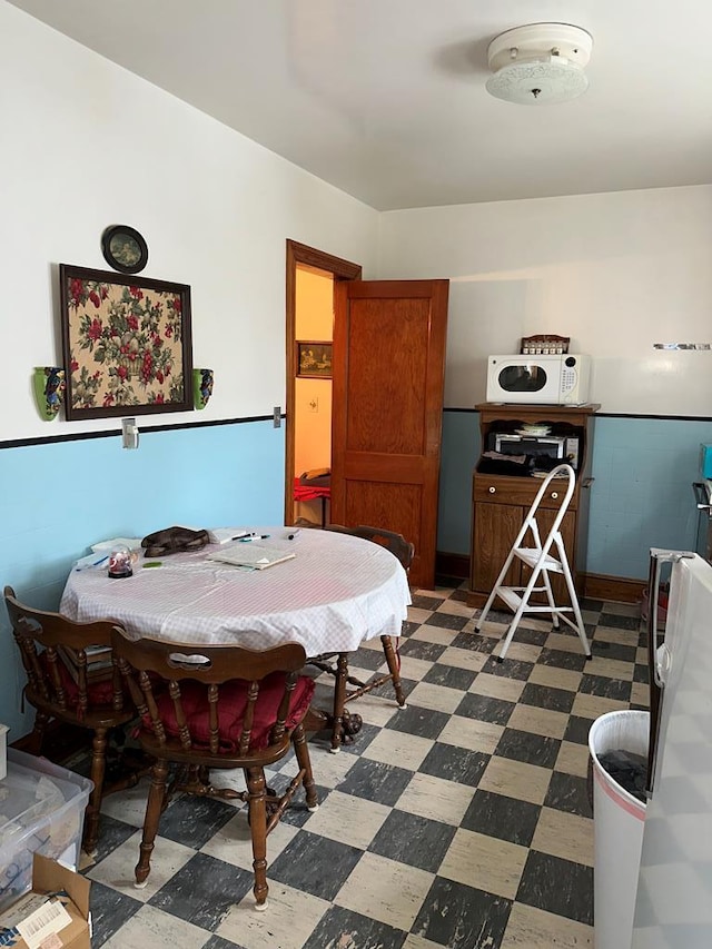 3533 Ridge Rd, Chincoteague, VA 23336 - dining area featuring dark flooring