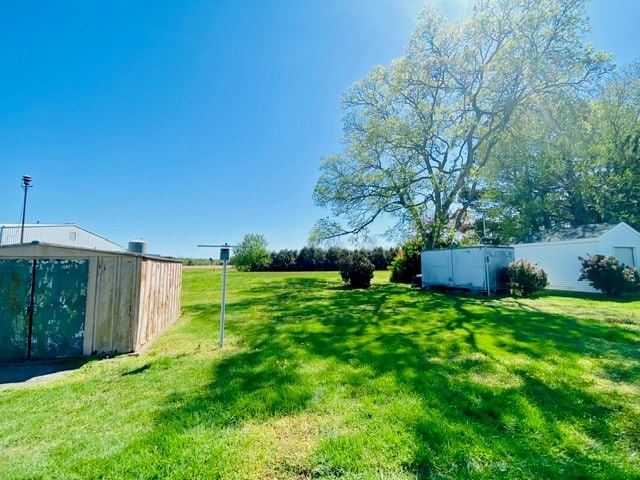 view of yard