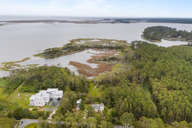 14457 Broadway Rd, Onancock, VA 23417 - aerial overview of property's location featuring a nearby body of water and a forest