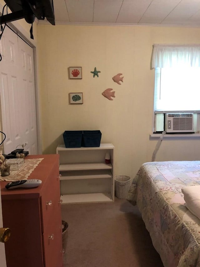 2561 Captains Corridor, Greenbackville, VA 23356 - bedroom featuring carpet flooring and cooling unit