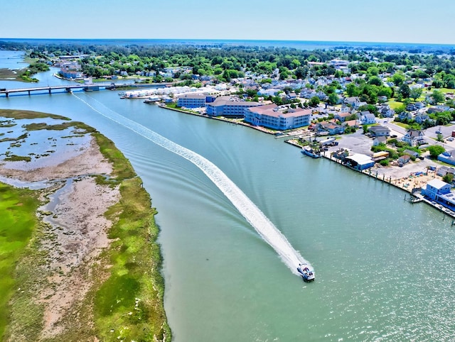 6180 Marsh Island Dr, Chincoteague, VA 23336 - bird's eye view of a nearby body of water