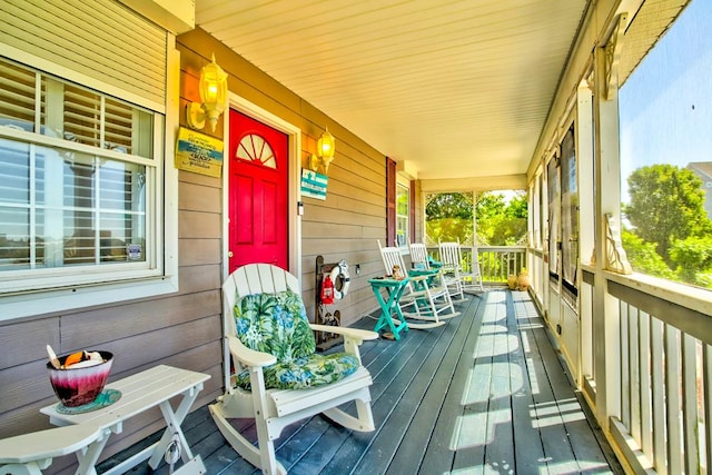 6180 Marsh Island Dr, Chincoteague, VA 23336 - view of porch