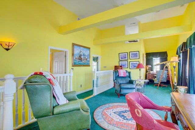 6180 Marsh Island Dr, Chincoteague, VA 23336 - view of carpeted living area