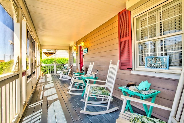6180 Marsh Island Dr, Chincoteague, VA 23336 - view of porch