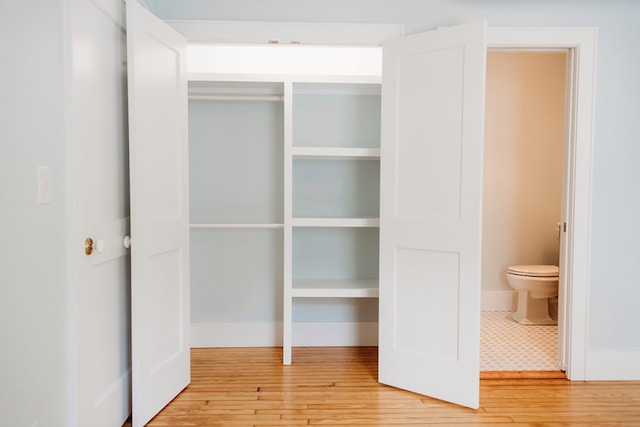 view of closet