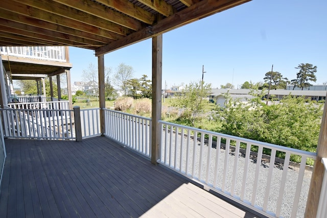 3365 Peaceful Ln, Chincoteague, VA 23336 - view of wooden deck