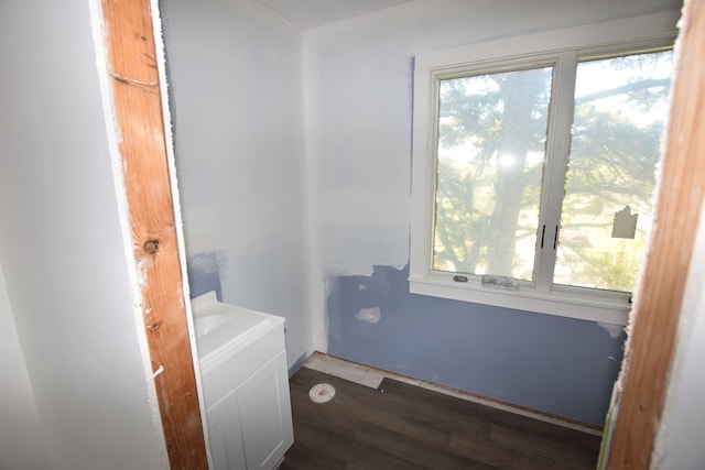 3365 Peaceful Ln, Chincoteague, VA 23336 - bathroom featuring wood finished floors and healthy amount of natural light