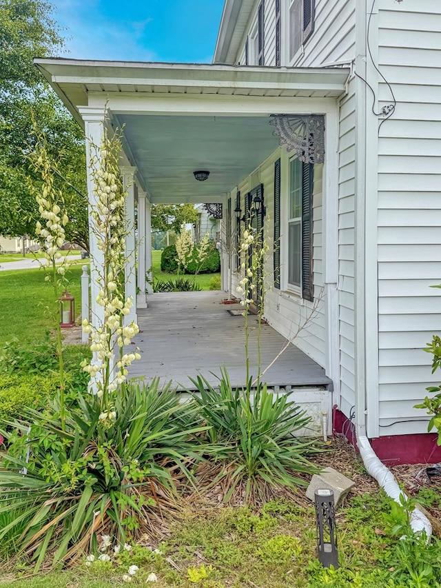 25539 Shoremain Dr, Bloxom, VA 23308 - view of covered porch