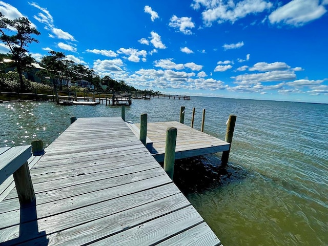 5108 Wildcat Ln, Chincoteague, VA 23336 - dock area featuring a water view