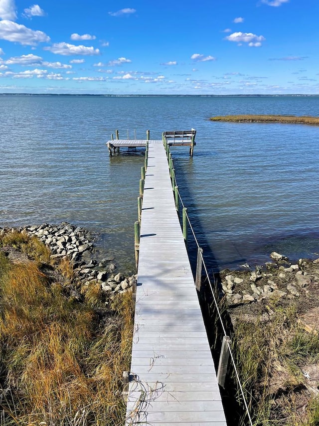 5108 Wildcat Ln, Chincoteague, VA 23336 - dock with a water view