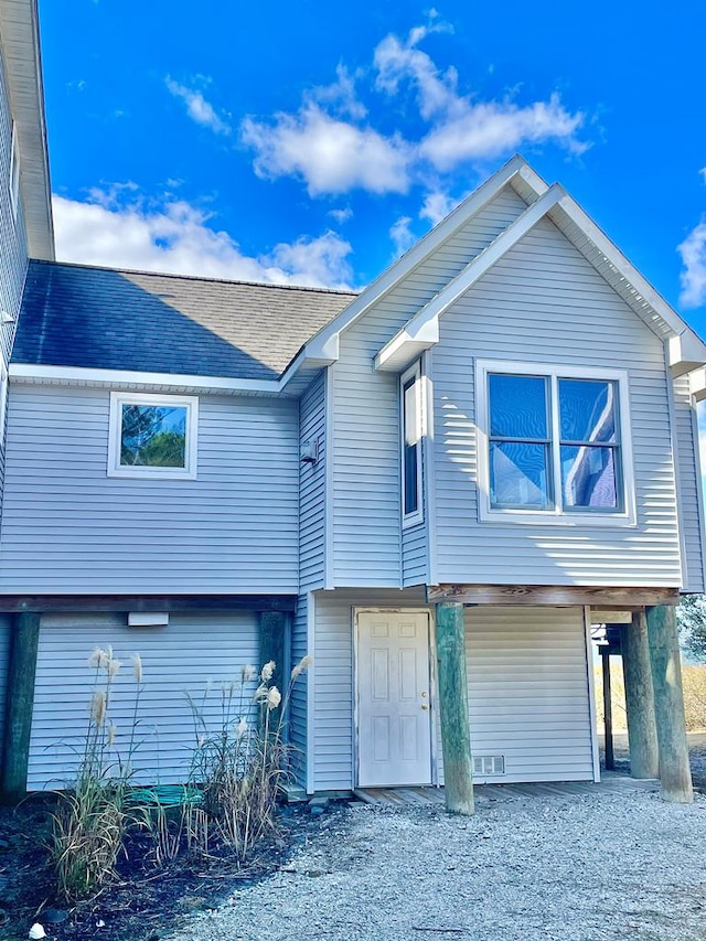 5108 Wildcat Ln, Chincoteague, VA 23336 - view of front of property featuring roof with shingles