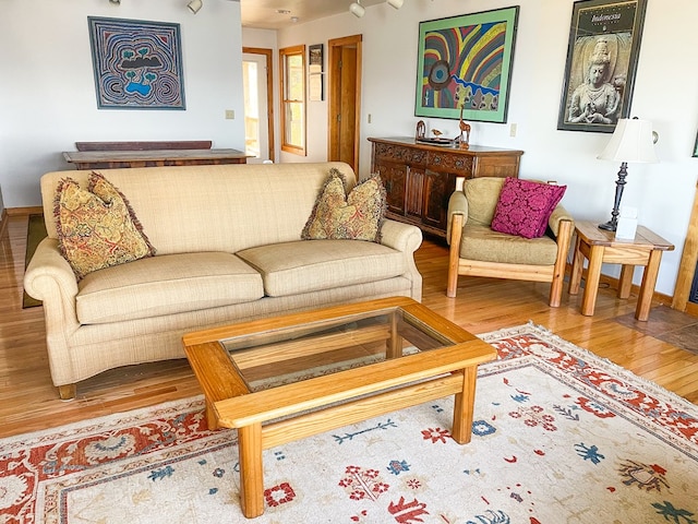 5108 Wildcat Ln, Chincoteague, VA 23336 - living area featuring wood finished floors