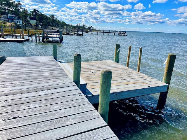 5108 Wildcat Ln, Chincoteague, VA 23336 - dock area featuring a water view