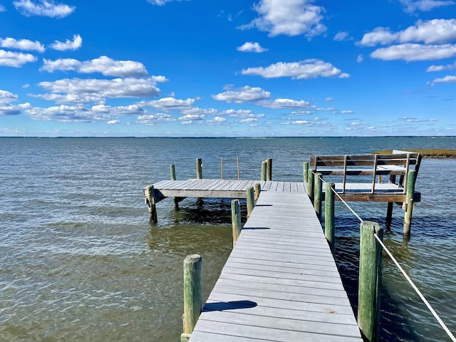 5108 Wildcat Ln, Chincoteague, VA 23336 - dock area featuring a water view