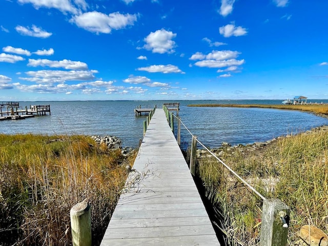 5108 Wildcat Ln, Chincoteague, VA 23336 - dock area with a water view