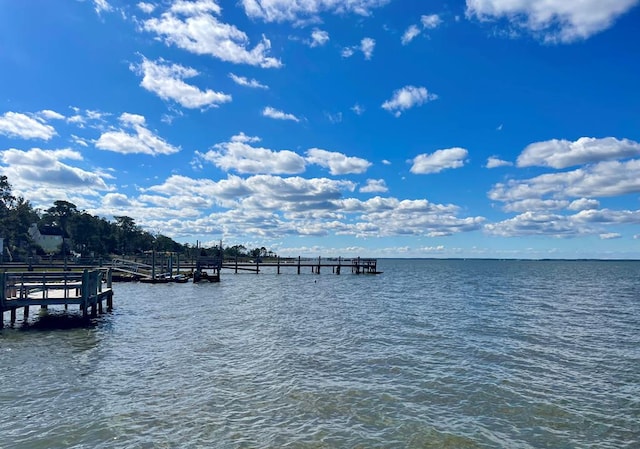 5108 Wildcat Ln, Chincoteague, VA 23336 - dock area featuring a water view