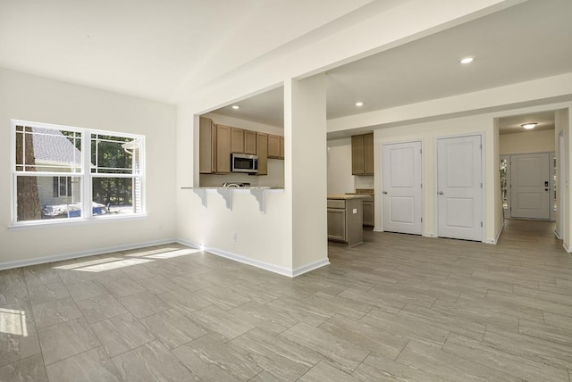 view of unfurnished living room