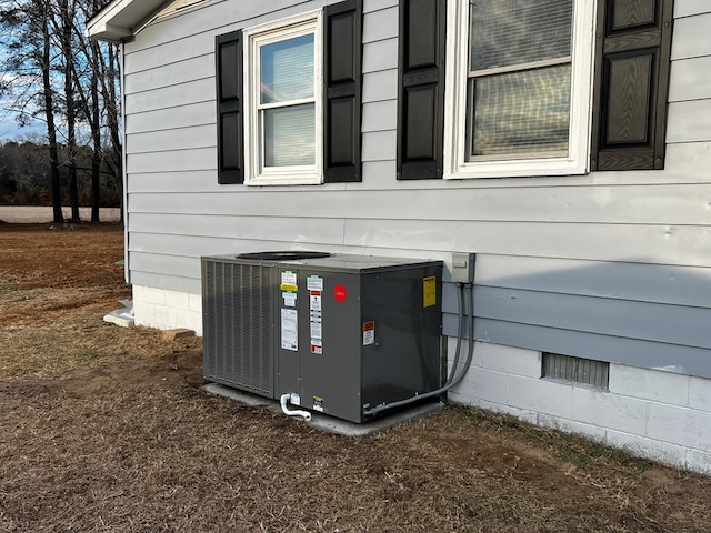 exterior details featuring central air condition unit