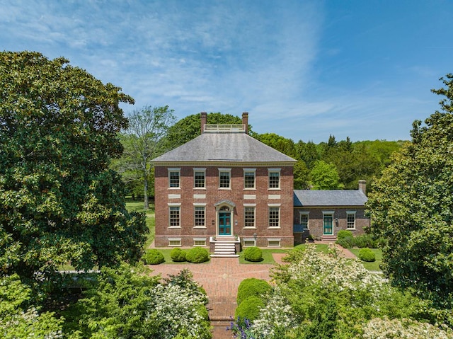 view of colonial-style house