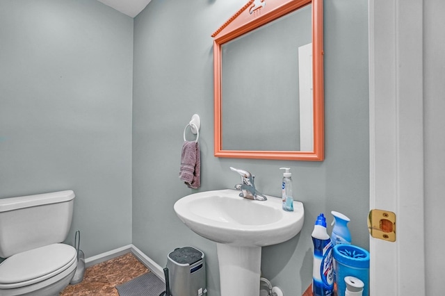 37323 Davey Jones Blvd, Greenbackville, VA 23356 - half bath with toilet and baseboards