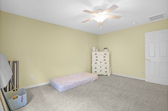 37323 Davey Jones Blvd, Greenbackville, VA 23356 - carpeted bedroom featuring baseboards and ceiling fan