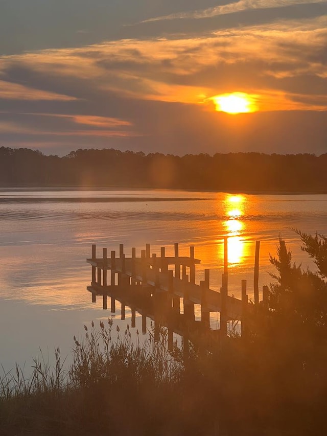 property view of water