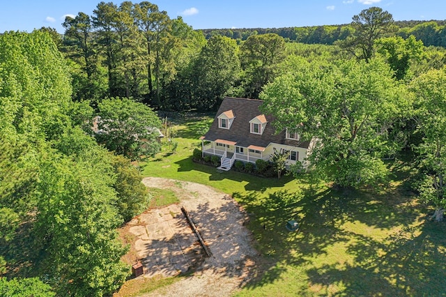 9333 Red Bank Rd, Nassawadox, VA 23413 - view from above of property featuring a forest