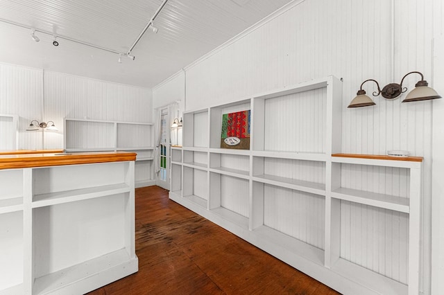 9333 Red Bank Rd, Nassawadox, VA 23413 - spacious closet with attic access and wood finished floors
