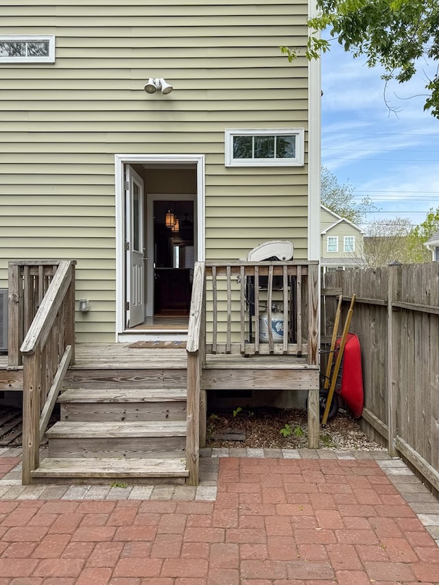 510 Plum St, Cape Charles, VA 23310 - doorway to property with fence