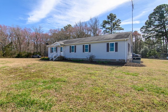 6545 Occohannock Neck Rd, Exmore, VA 23350 - single story home featuring crawl space and a front yard