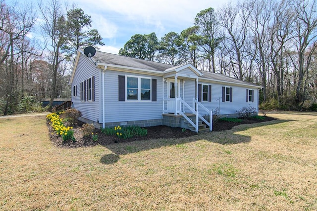6545 Occohannock Neck Rd, Exmore, VA 23350 - ranch-style home featuring crawl space and a front yard