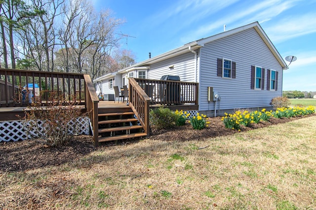 6545 Occohannock Neck Rd, Exmore, VA 23350 - exterior space featuring a wooden deck