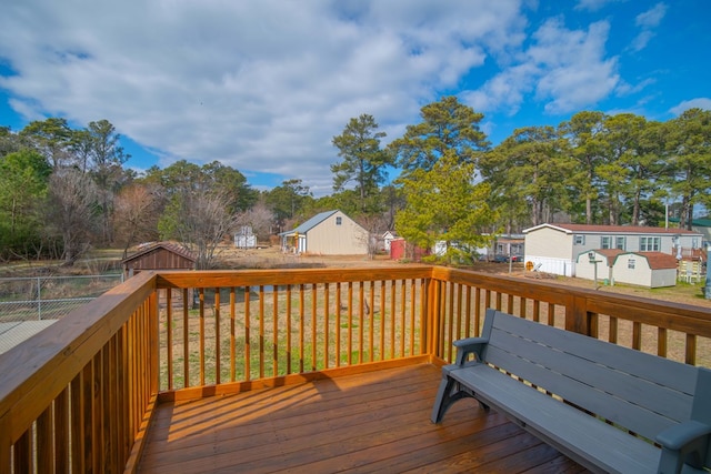 view of deck