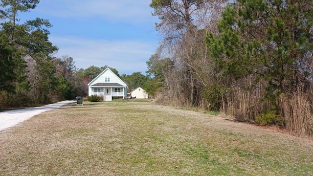 exterior space featuring a porch