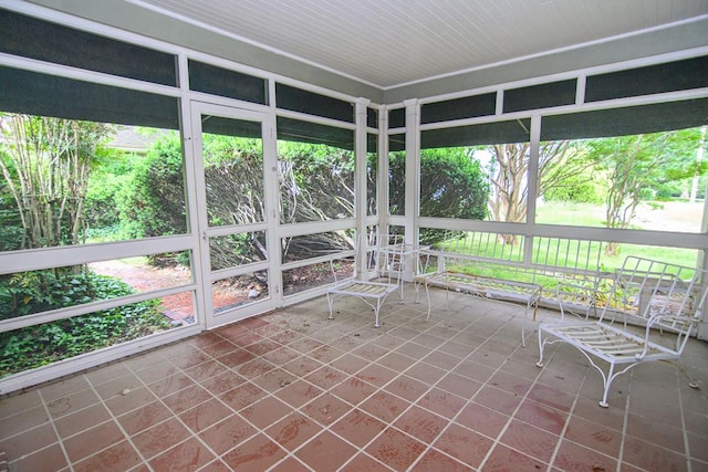 86 Market St, Onancock, VA 23417 - unfurnished sunroom with plenty of natural light