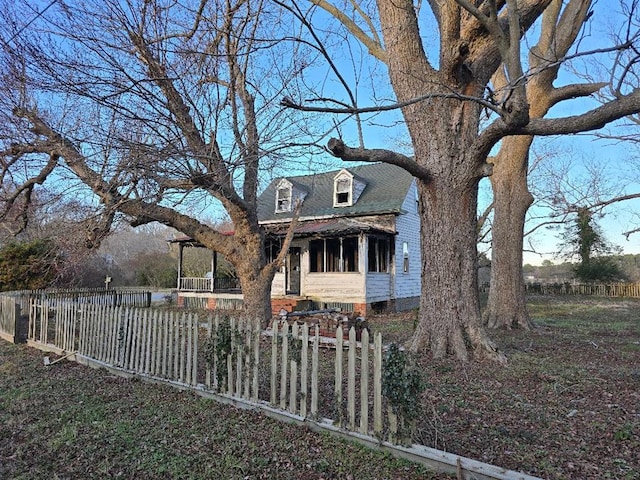 view of front of house