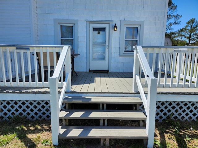20164 Deep Creek Rd, Onancock, VA 23417 - view of deck