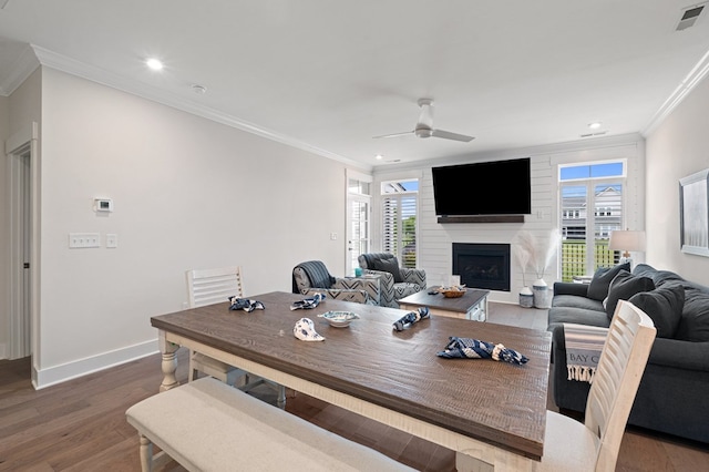 199 Old Course Loop, Cape Charles, VA 23310 - dining space featuring wood finished floors and crown molding
