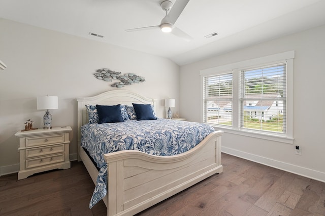 199 Old Course Loop, Cape Charles, VA 23310 - bedroom featuring dark wood-style floors, baseboards, and visible vents