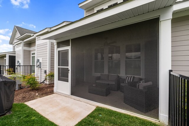 199 Old Course Loop, Cape Charles, VA 23310 - property entrance featuring a patio area