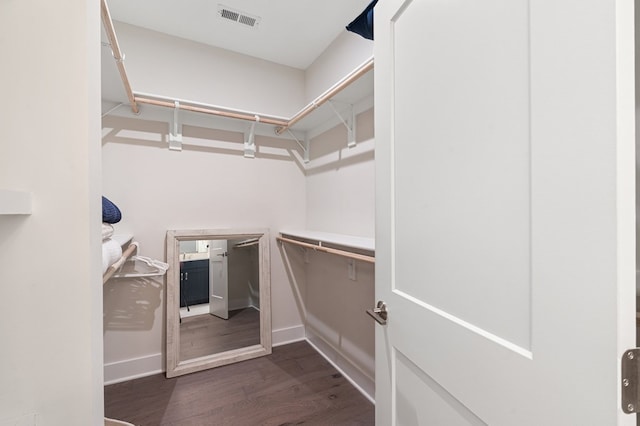 199 Old Course Loop, Cape Charles, VA 23310 - walk in closet with dark wood finished floors and visible vents