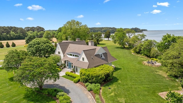 5457 Bayford Rd, Eastville, VA 23354 - aerial view of property and surrounding area featuring a nearby body of water