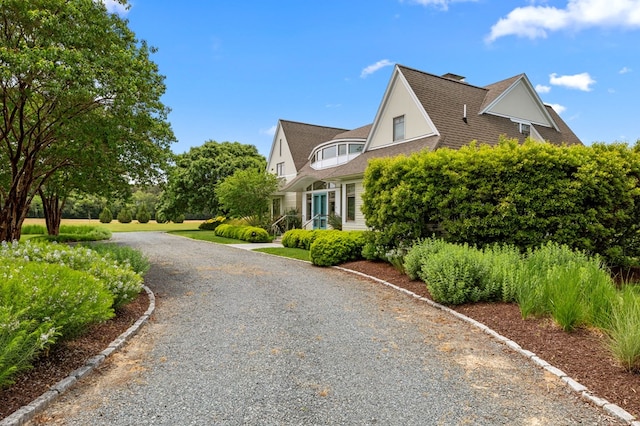 5457 Bayford Rd, Eastville, VA 23354 - view of side of property with driveway