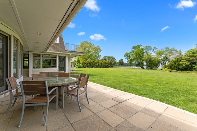 5457 Bayford Rd, Eastville, VA 23354 - view of patio / terrace featuring outdoor dining area