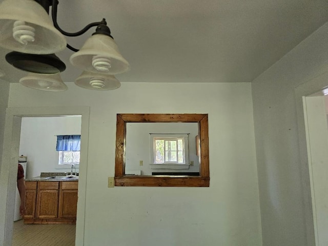 interior details featuring sink