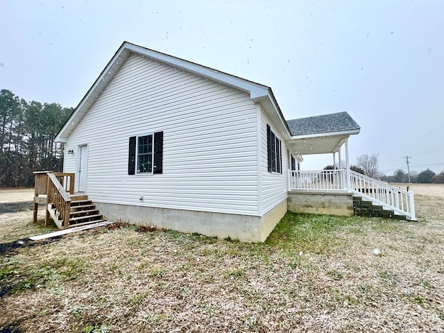 view of property exterior