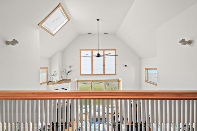5095 Blake Point Rd, Chincoteague, VA 23336 - hall with high vaulted ceiling