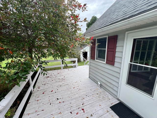 view of deck