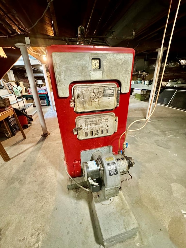 view of utility room